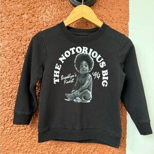 NOTORIOUS BIG Brooklyn's Finest '94 Pullover SWEATSHIRT Baby 4T Biggie B.I.G.
